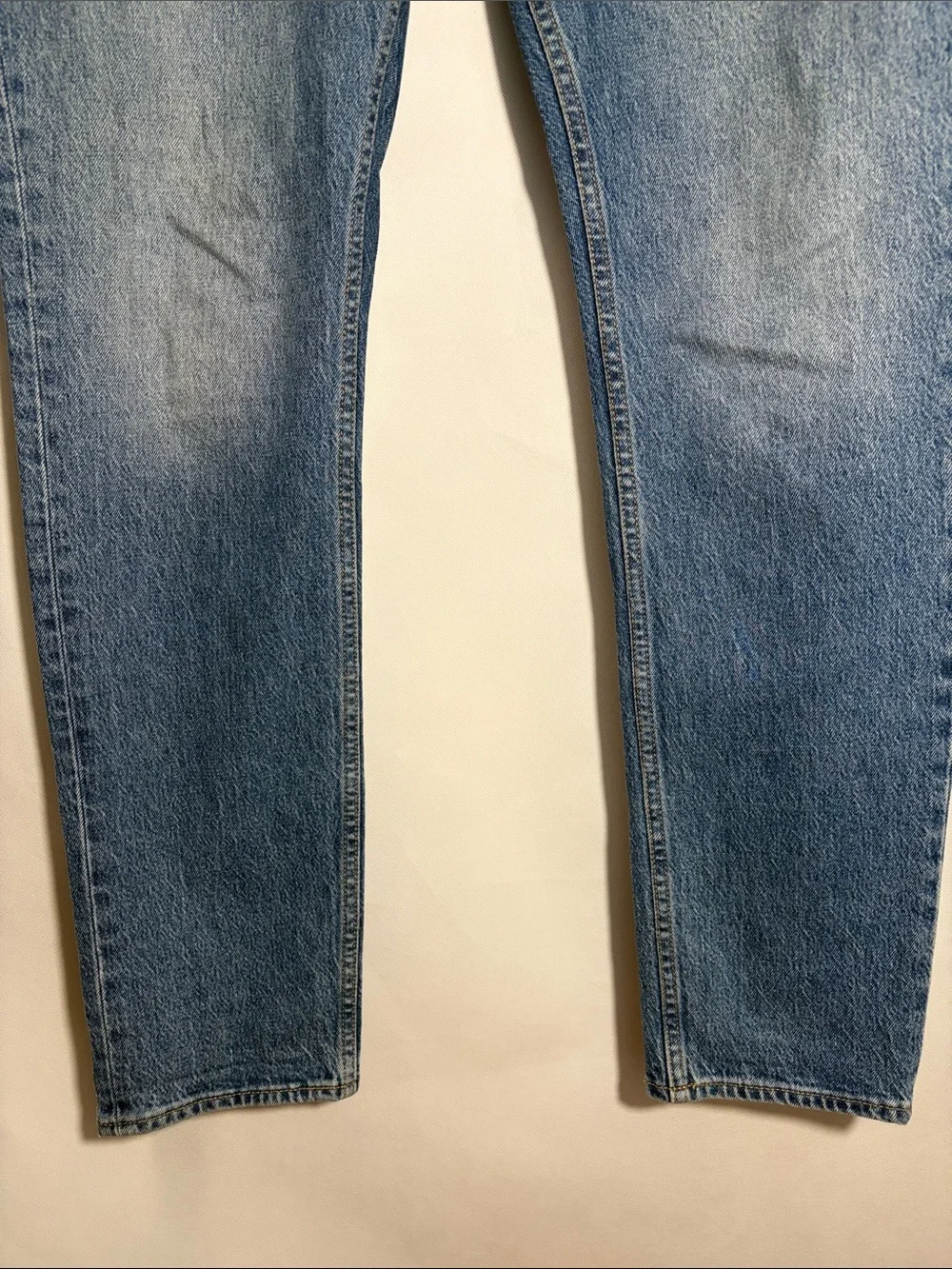 Neuw Stockholm Blue Denim Ray Tapered Jeans Size 34 x 34